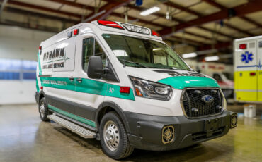 Mohawk Ambulance takes delivery of Demers Ford Midroof AWD Transit!