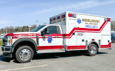 Middlebury Volunteer Fire Department Takes delivery of a Medix T-1 153″