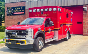 Burlington Fire Department Takes Delivery of Braun T-1 F-550 4×4 Chief XL