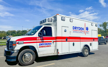 Dryden Ambulance INC. Takes delivery of Wheeled Coach T-3 E-450