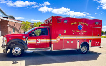 North Providence Fire Department Takes Delivery of Medix Type 1 170″ MSV-II Ford F-450 4×4