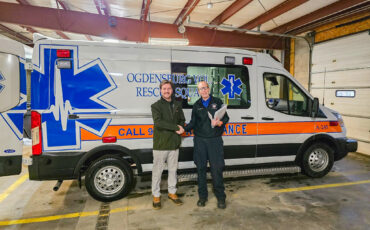 Ogdensburg Volunteer Rescue Squad takes delivery of Demers Midroof Transit