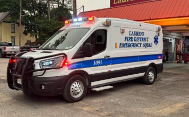 Laurens Fire District Emergency Squad takes delivery of Wheeled Coach Transit